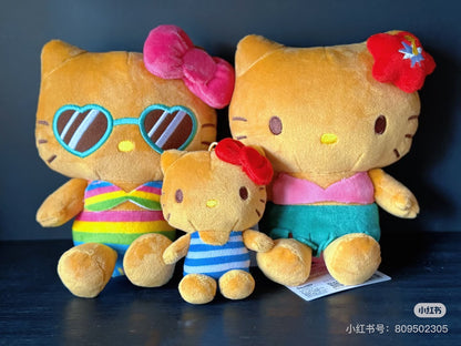 HelloKitty｜Suntan Series Bikini Sitting Plush Dolls/Plush Toy｜19cm x 14cm x 9.5cm approx.