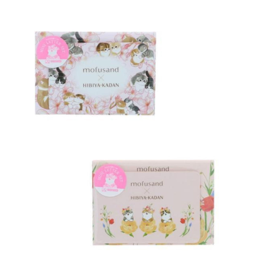 Mofusand｜Hibiya Kadan Mini Letter Set｜75×106×3mm approx.