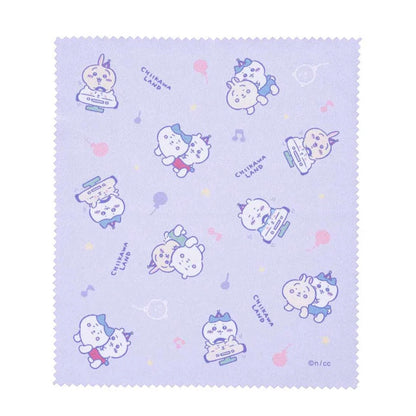 Chiikawa 吉伊卡哇｜骑骑乐系列眼镜布+透明滑块收纳袋｜袋约H60 x W105mm
