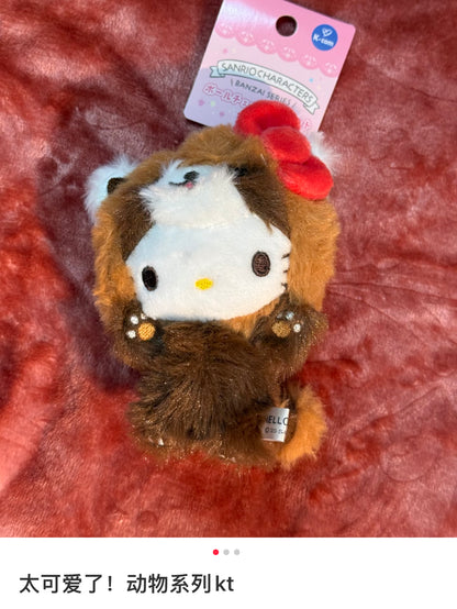 Sanrio｜Cheers Banzai Series Anteater Mascot Holder /Plush Keychain｜115×85×72mm approx.