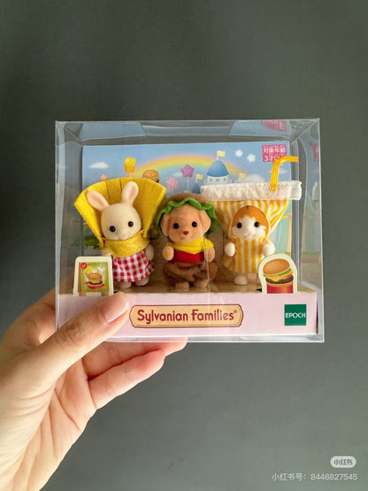 【limit 1】SylvanianFamilies｜35th Baby Trio hamburger set