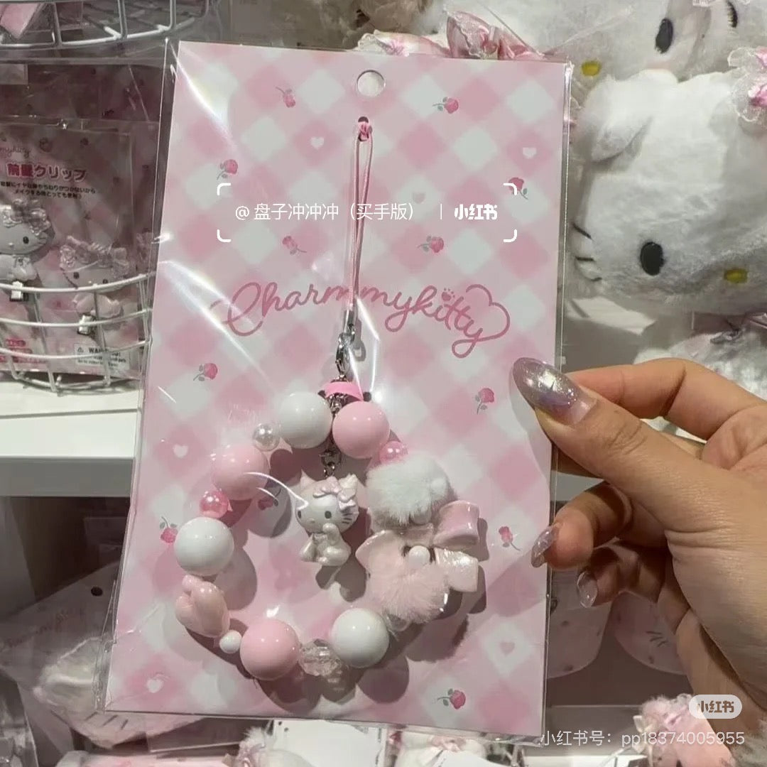 Sanrio｜My Furbaby Charmmykitty Swaying Figure Strap｜2×1.5×2.5cm approx.