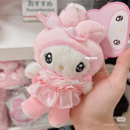 Sanrio三丽鸥｜Sanrio Mascot Holder / Twin Idol Initial Charm with Rhinestone偶像系列字母包挂/挂件｜约10×6×18cm