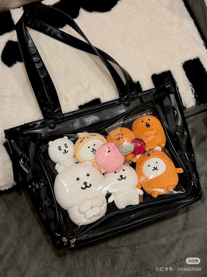 Nagano｜Minimimi Osuwari（Joke Bear/nemui）Mascot Hand-held Plush Toy｜H70×W60×D40mm approx.