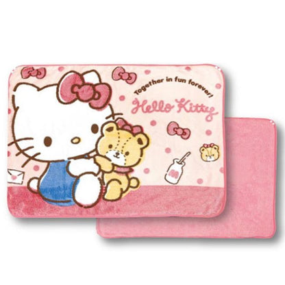 Sanrio｜限定牛珊瑚绒亲肤双面印花小毯子/午睡毯｜约70x100cm