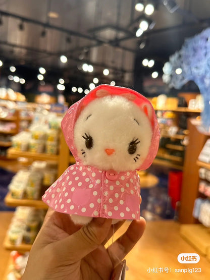 Disney迪士尼｜超萌豆豆眼雨衣系列玩偶/公仔｜约11×11×8cm