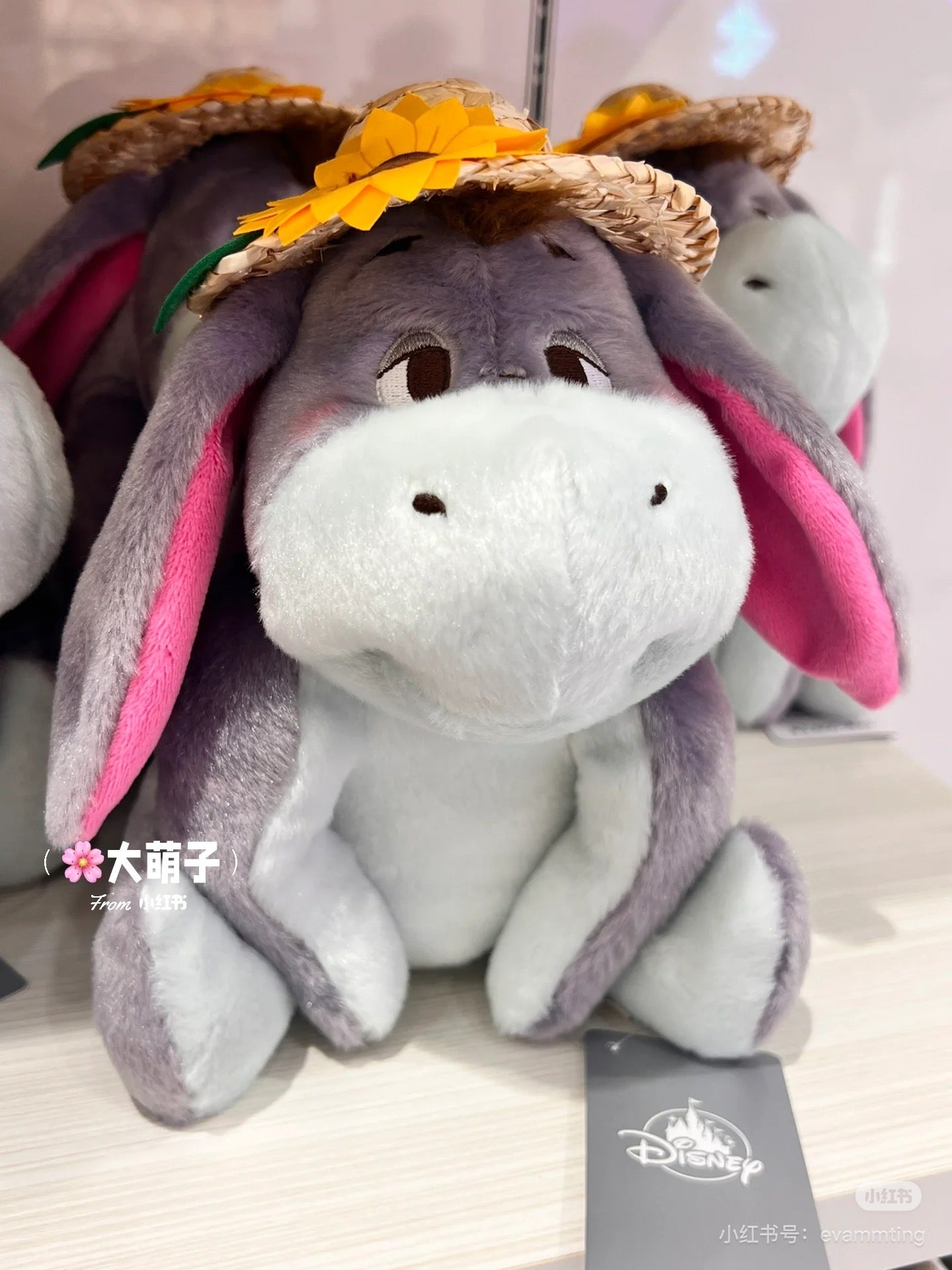 Disney｜2024 Winnie the Pooh草帽系列公仔｜約高さ26×幅14.5×奥行き18cm