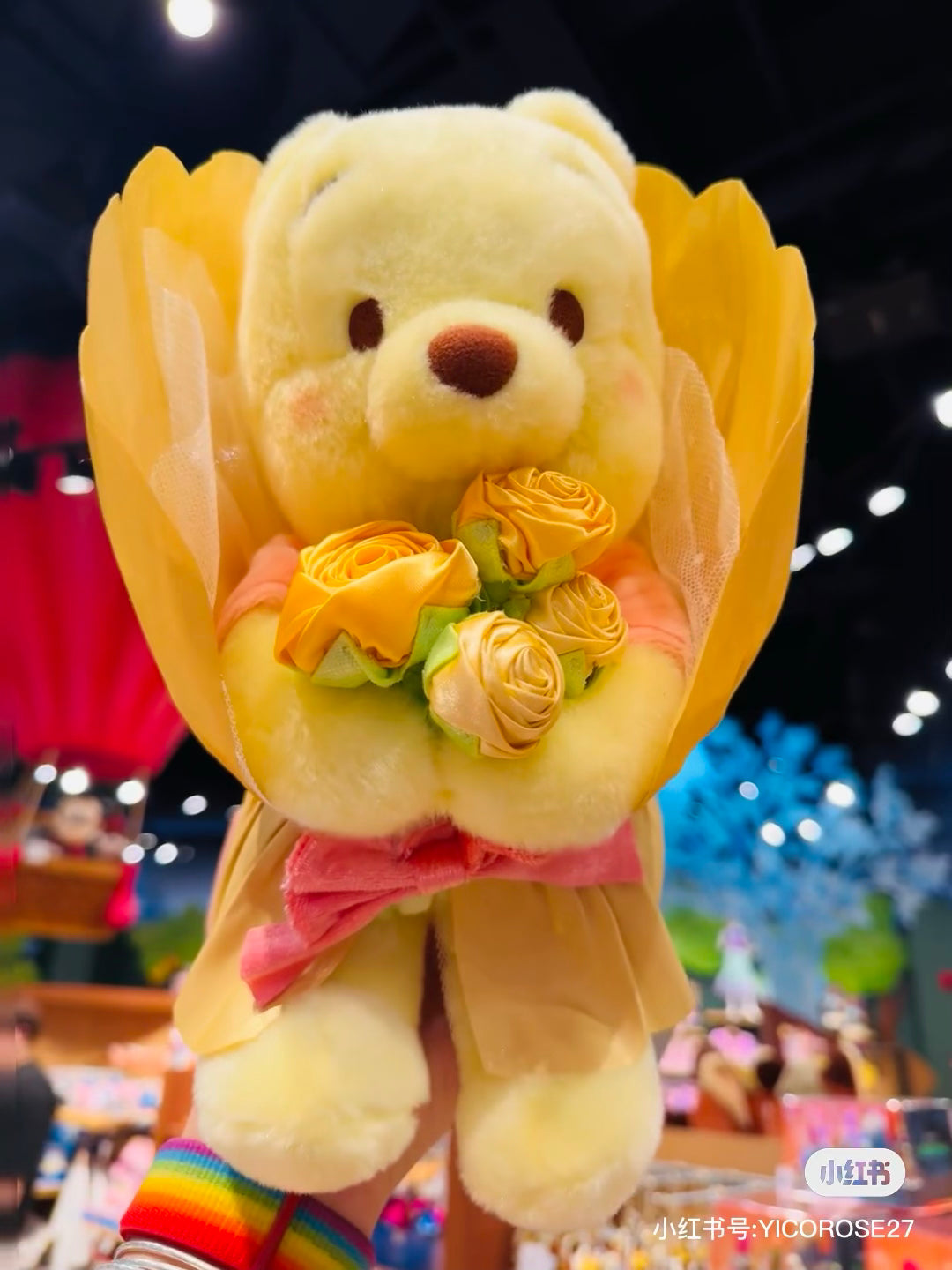 Disney｜2024奥运系列鲜花玩偶｜約高さ22×幅20×奥行き21cm