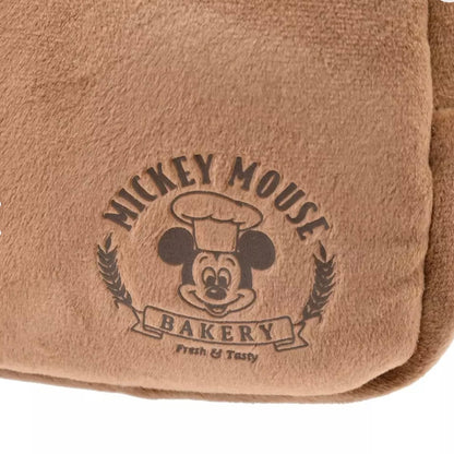 Disney迪士尼｜米奇烘焙系列mochi面包/吐司挂件式零钱包/超柔软/背面米奇印章｜約高さ13×幅15×奥行き8(cm)