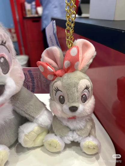 Disney｜UniBestiez Ein Rabbit Mascot Holder /Plush Keychain｜5.5 × 7 × 8.5cm approx.