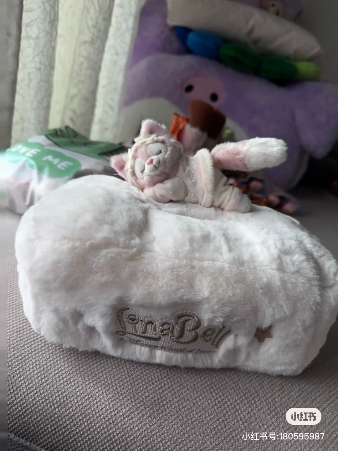 Disney SH｜甜梦贝儿抽纸盒/纸巾盒｜约26*17*10cm