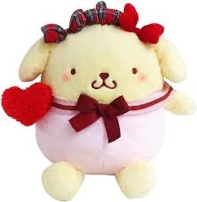 Sanrio｜爱心情人节系列蝴蝶结玩偶/公仔｜约H19×W17×D13cm