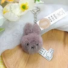 Miffy｜Eco Fuzzy Mascot Holder /Plush Keychain｜H8cm approx.