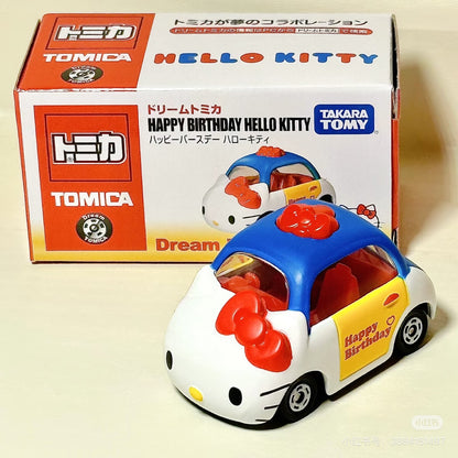 Tomica｜Dream Tomica Happy Birthday Hello Kitty 40th anniversary Car｜W80×H40×D40mm approx.