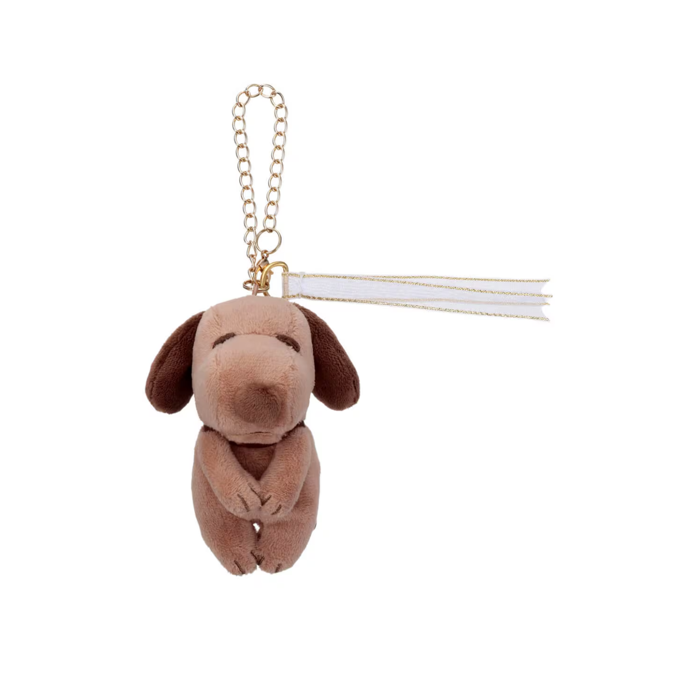 Snoopy｜Peanuts Cacao Chokkori-san Mascot Holder /Plush Keychain｜W55 x H90 x D70mm approx.