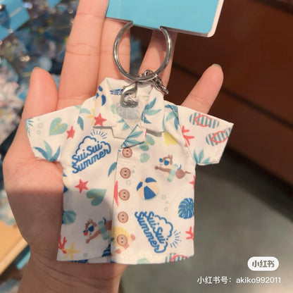 Disney迪士尼｜Chip&amp;Dale奇奇蒂蒂mini衬衫钥匙扣/挂件/包挂