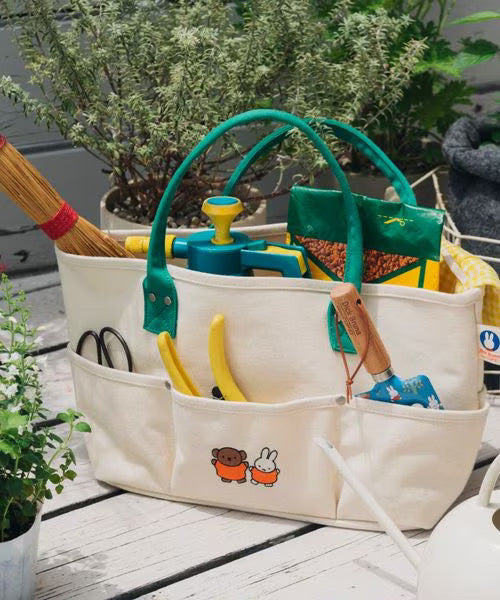 Miffy米菲｜多用工具收纳式刺绣托特包｜约H26*W13*D17cm