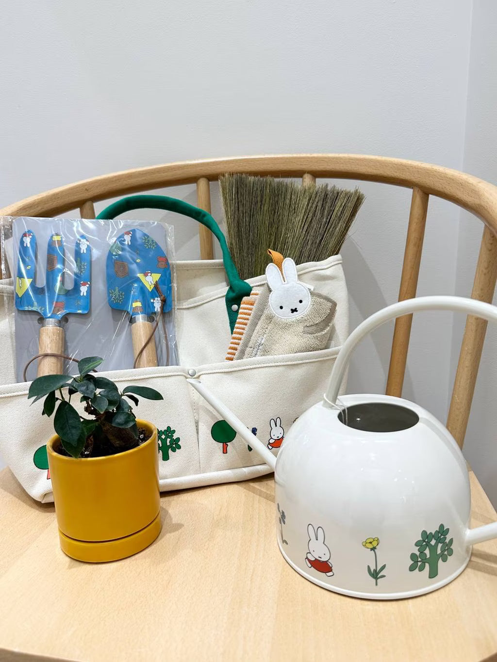 Miffy米菲｜多用工具收纳式刺绣托特包｜约H26*W13*D17cm