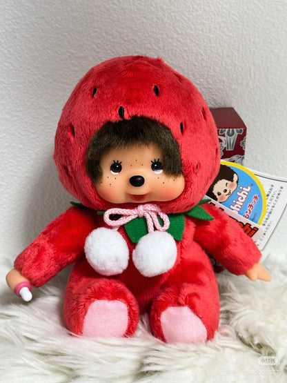 Monchhichi｜Local Fukuoka Amaou Strawberry Plush Dolls/Plush Toy｜S