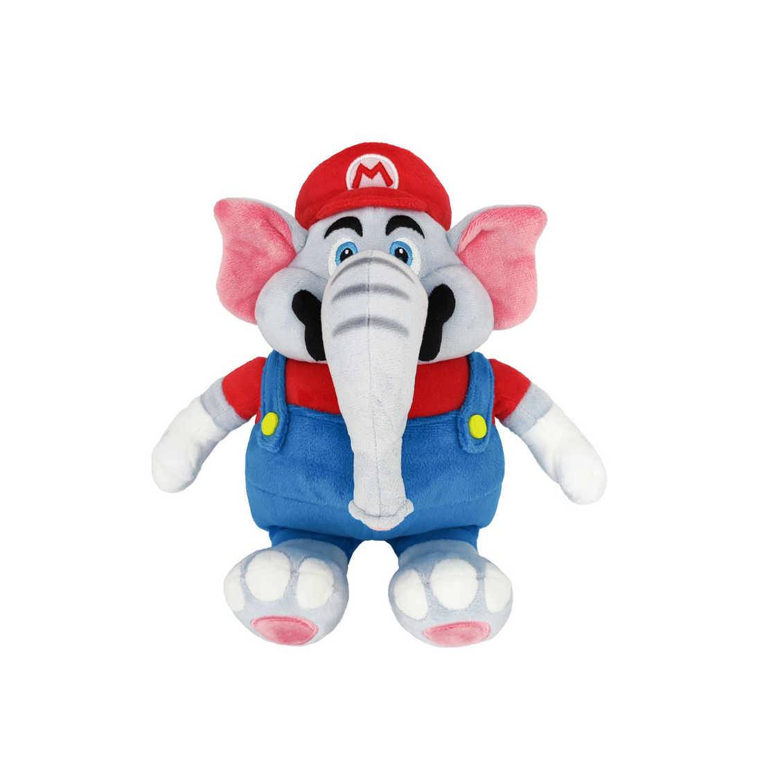 Nintendo｜San-ei Super Mario Bros. Wonder: SMW01 Elephant Mario Plush (S)《马里奥惊奇》游戏变身大象毛绒玩偶/公仔/S号｜约150x140x260mm