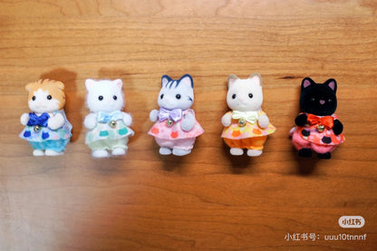 【limit 1】SylvanianFamilies｜Baby Cat Set 5 Babies Doll Epoch Calico Critters