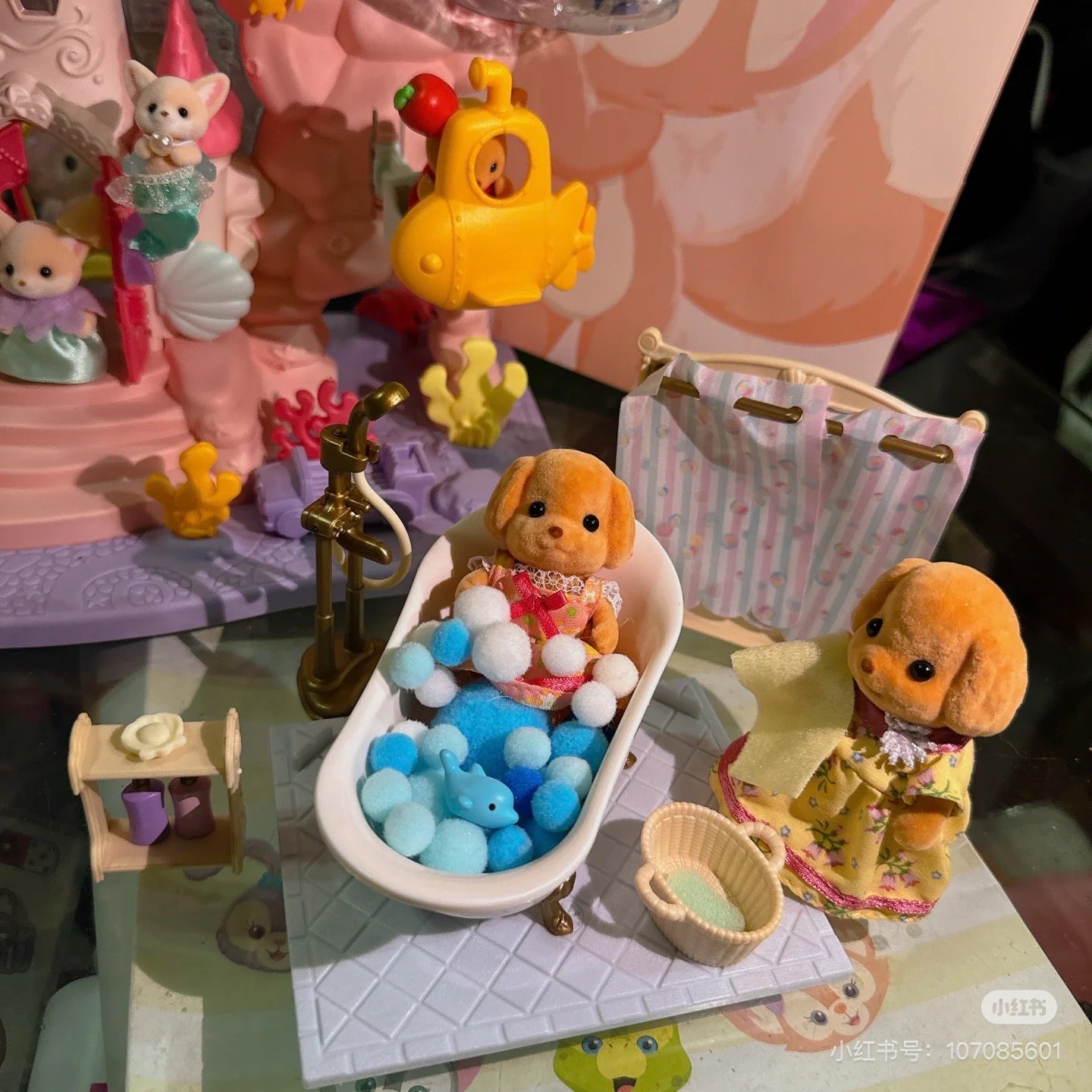 SylvanianFamilies森贝儿家族｜bath and shower set浴缸和淋浴套组/玩具/过家家5739