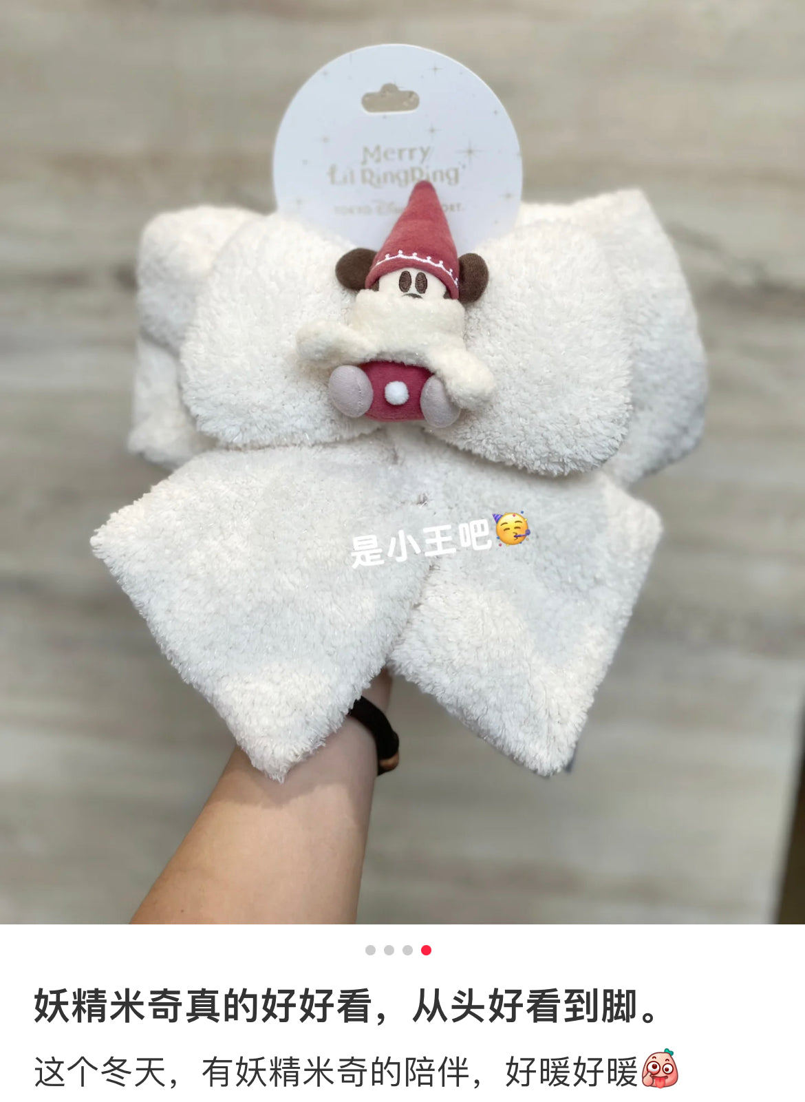 Disney｜2025 Christmas Mickey scarf