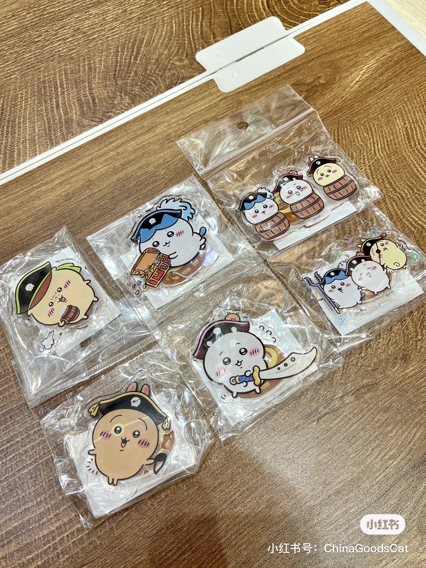 Chiikawa 吉伊卡哇｜台场冒险王系列海盗立牌钥匙扣