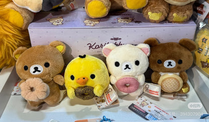 Rilakkuma｜Mister Donut Tenori Plush mystery bag/blind box/All 4 types｜1pcs