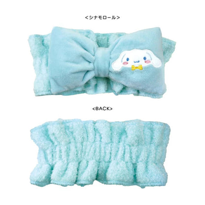 Sanrio｜吸水速干柔软发带/洗脸用发箍｜W24 x H7cm