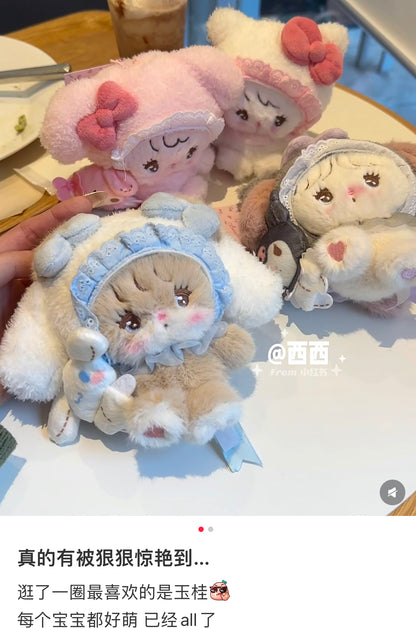 Sanrio｜Mikko Illustrations Characters Mascot Holder /Plush Keychain｜12cm W x 8.5cm D x 13cm H approx.
