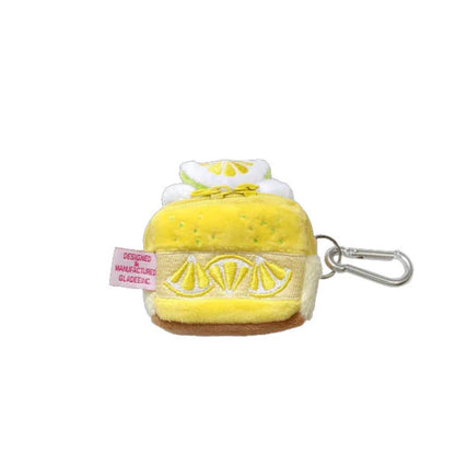 Gladly gladee｜草莓/柠檬芝士蛋糕无线耳机手袋零钱包/Airpods收纳袋/耳机包｜约70 x 65 x 25 mm