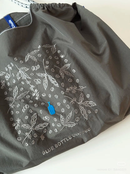 Blue bottle coffee｜ball&amp;chain Collaborate foldable Eco Bag｜L / H45cm
