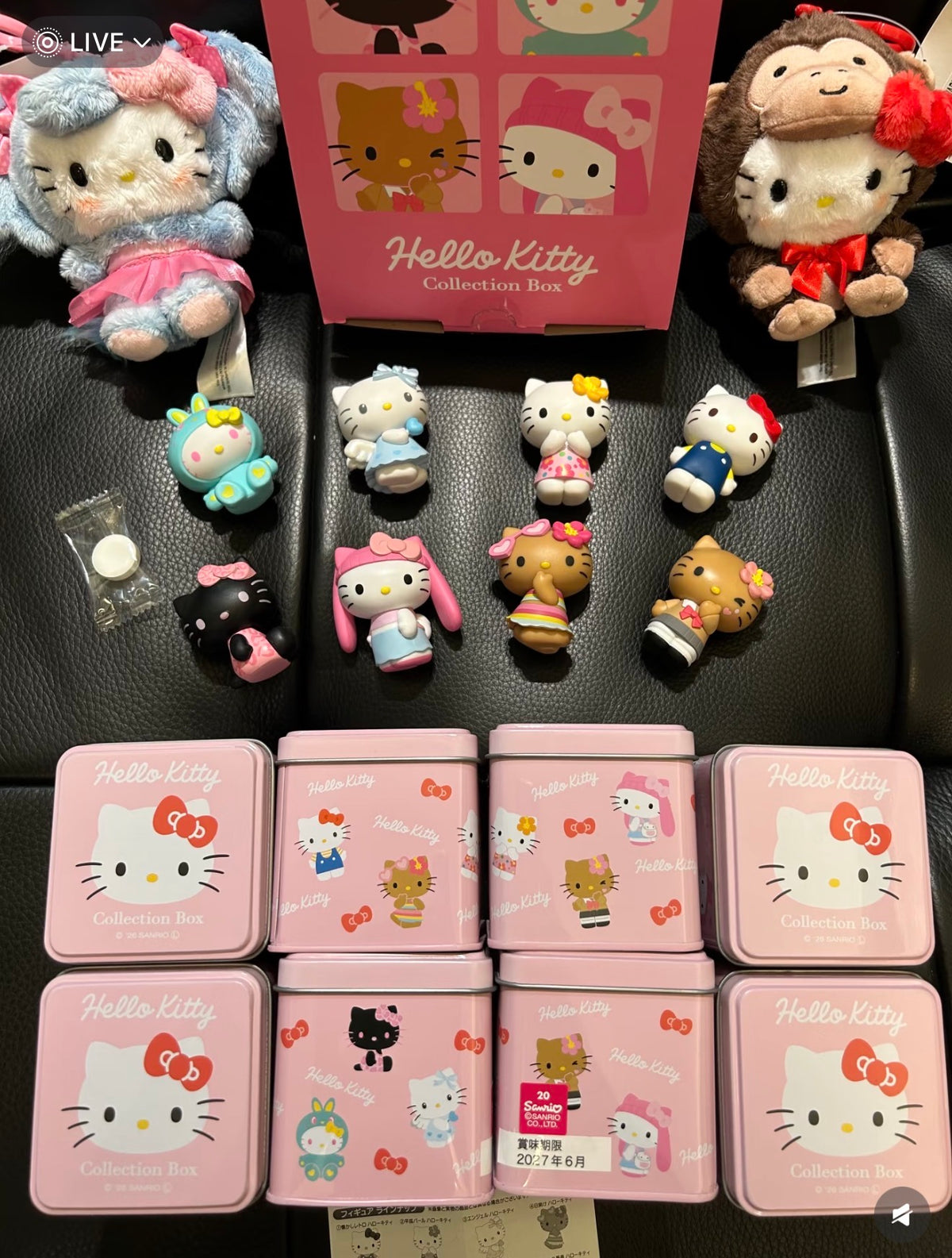 Sanrio｜HELLO KITTY TIN BOX WITH RANDOM FIGURE/ Blind Box All 8 types｜1pc