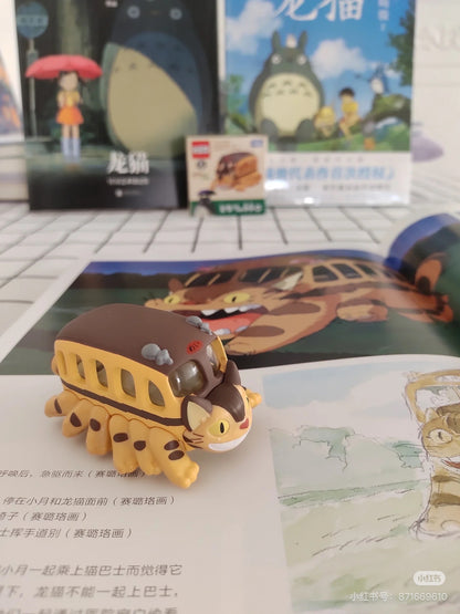 Tomica｜Takara Tomy Dream Tomica Full of Ghibli 01 My Neighbor Totoro Catbus 多美卡 × 吉卜力宫崎骏《龙猫》巴士玩具车模型/摆件｜长约40mm