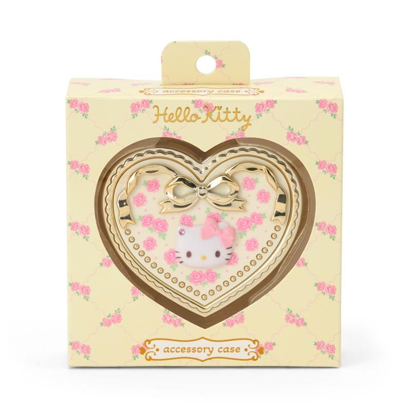 Sanrio｜Heart Shape Rose Mirror Accessory Case｜8×7×2.8cm approx