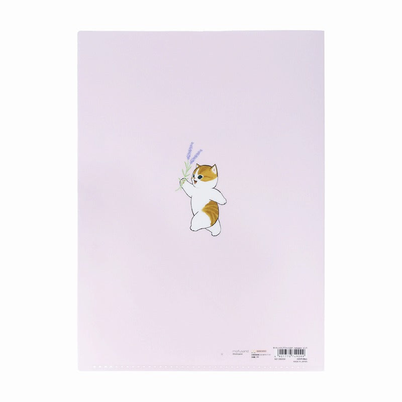 Mofusand｜鲨鱼猫春日花花系列多层式A4文件夹｜約W225×H310mm×D2mm