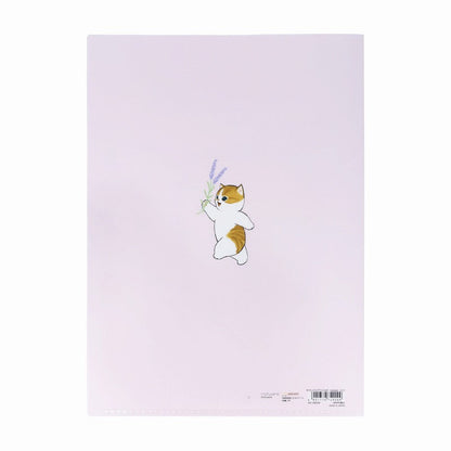 Mofusand｜鲨鱼猫春日花花系列多层式A4文件夹｜約W225×H310mm×D2mm