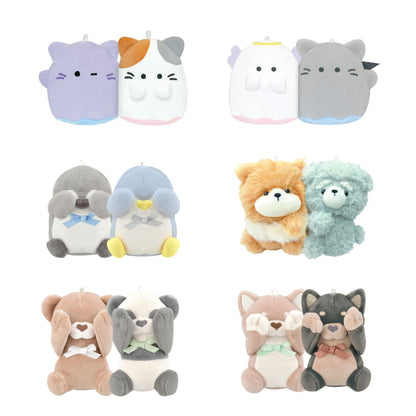 Nico Nui｜幽幽家族磁吸毛绒玩偶挂件/包挂/1对｜约H140×W130×D70