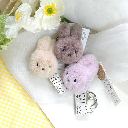 Miffy｜Eco Fuzzy Mascot Holder /Plush Keychain｜H8cm approx.