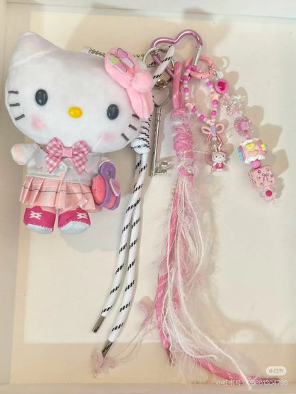 Sanrio｜Avail Happy School Days Mascot Holder /Plush Keychain