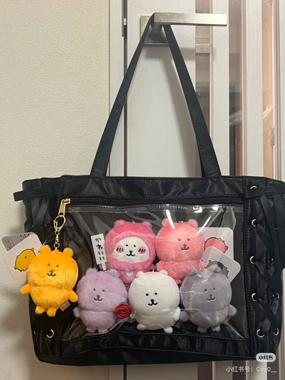 【limit 1】Nagano｜Characters Colorful Nagano Bear Mascot Holder /Plush Keychain｜H105 x W75 x D50mm approx.
