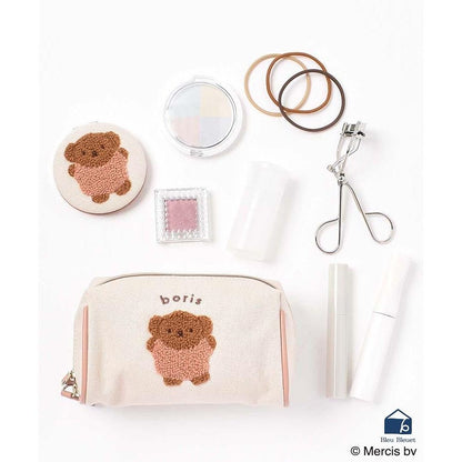 Miffy米菲｜角色刺绣图案化妆包/收纳包｜约8*15*8.5cm