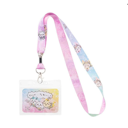 Chiikawa 吉伊卡哇｜超魔法少女/小魔仙系列可挂式彩色铭牌套/卡套｜約H90×W105mm/約幅20×全長900mm