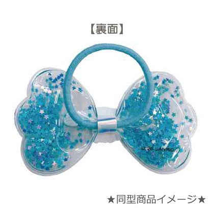 Sanrio｜碎五角星/可捏捏的透明五角星发绳/发带/发圈/也可系包上当装饰｜約 H6.2 x W10.5 x D0.8cm