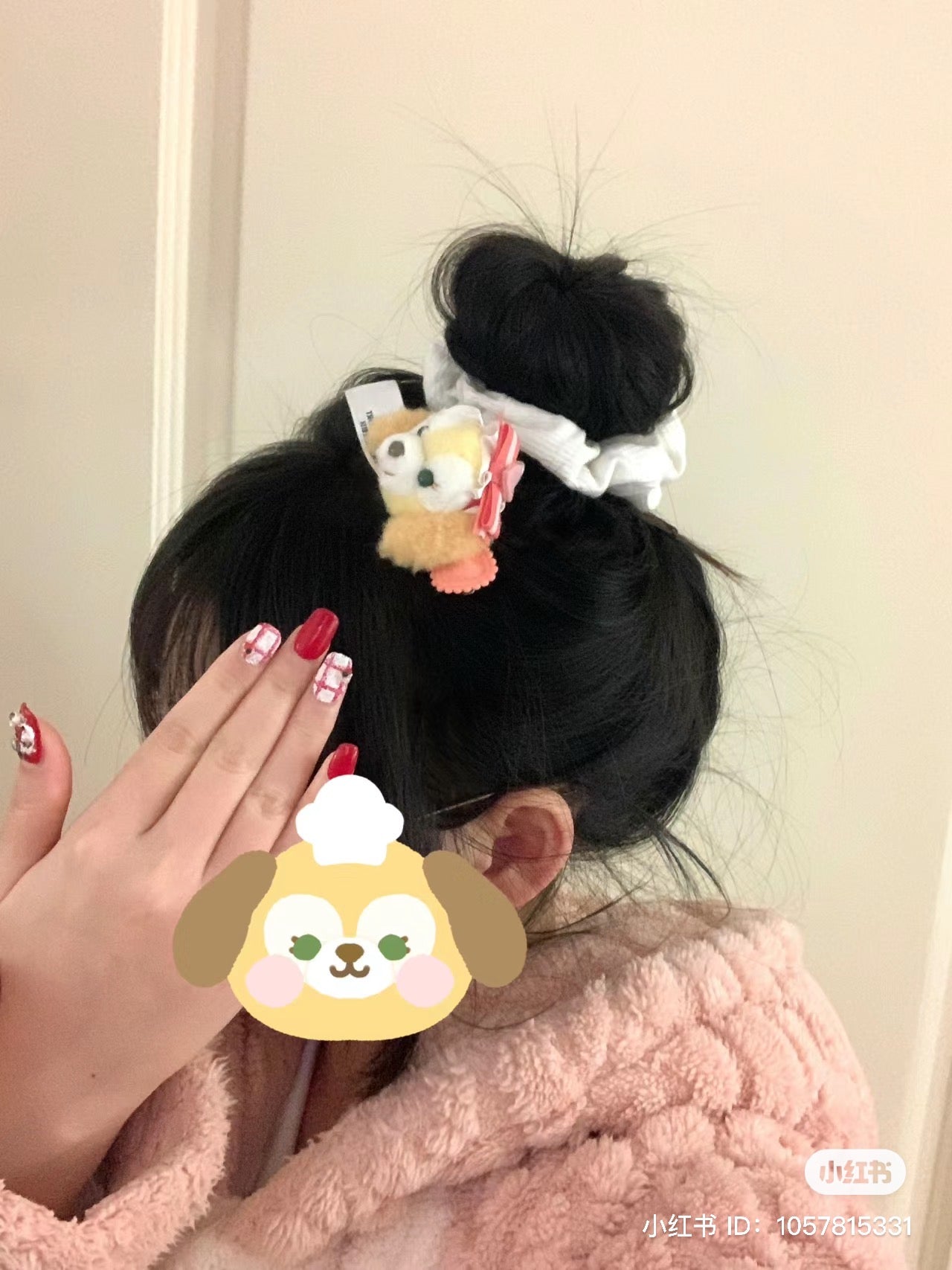 Disney SH｜可爱四宝大脸玩偶发夹｜女生4枚组