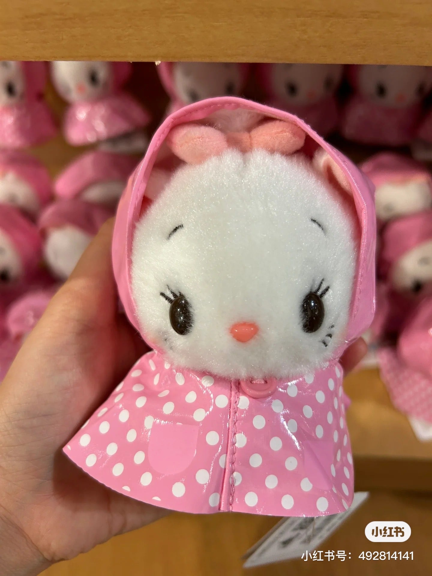 Disney迪士尼｜超萌豆豆眼雨衣系列玩偶/公仔｜约11×11×8cm