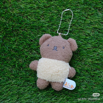 Miffy米菲｜米菲/鲍里斯熊卷毛毛绒挂/挂件｜约W70×H100×D35mm