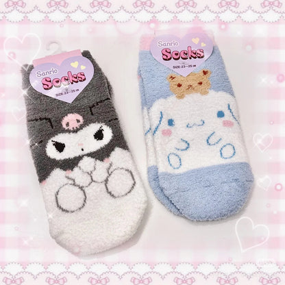 Sanrio｜Mokomoko Fluffy Socks｜23-25cm approx.
