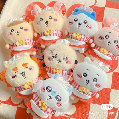 Chiikawa 吉伊卡哇｜餐厅系列可爱挂件/包挂｜約H120×W90×D50mm/limit one